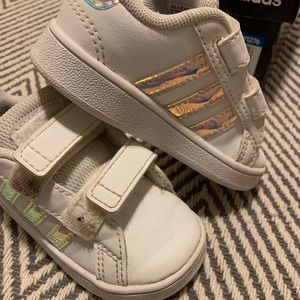 Toddler Adidas. Holographic!